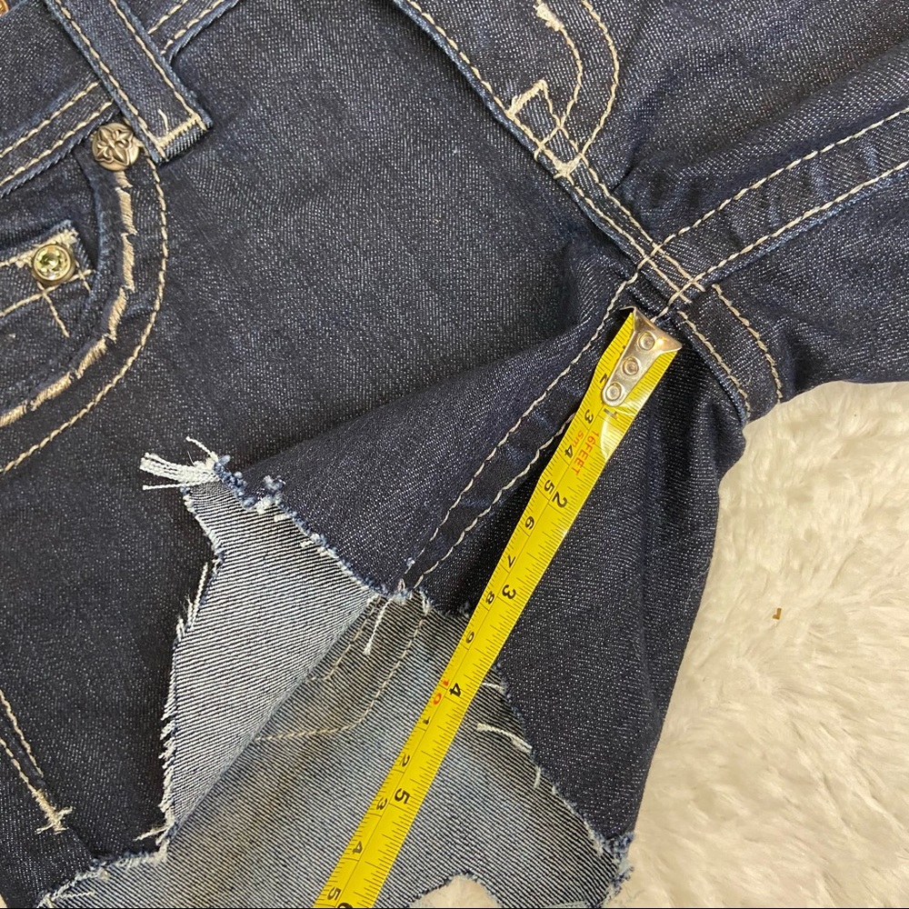 Miss Me Skinny cutoff Jean shorts 27 - Picture 12 of 13